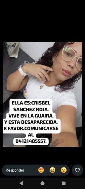 Foto de Crisbel Sánchez Rojas