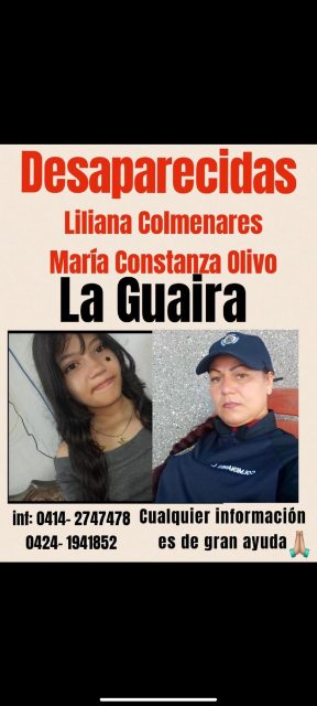 Foto de Liliana Colmenares y María Constanza Olivo